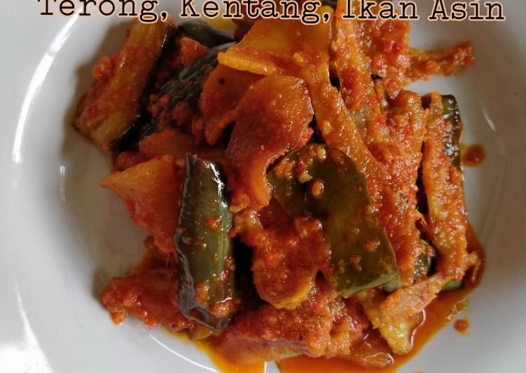 Resep Sambalado TKI : Terong,Kentang,Ikan Asin, Bisa Manjain Lidah