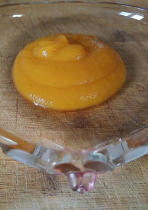 Una foto de Mermelada de mango y zanahoria endulzada con miel de abejas