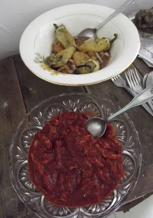 Una foto de Chicharrón o duro de puerco campirano estilo el pirul