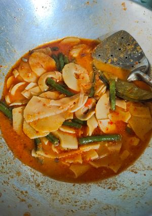 Foto resep Gulai Rebung + kacang panjang