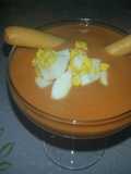 Salmorejo de kumatos cherris