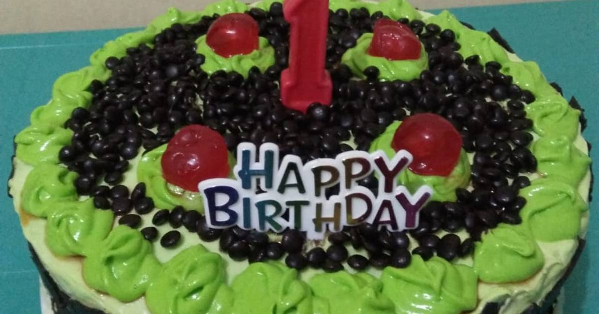 Resep Kue  ulang  tahun  brownies  kukus  takaran sendok oleh 