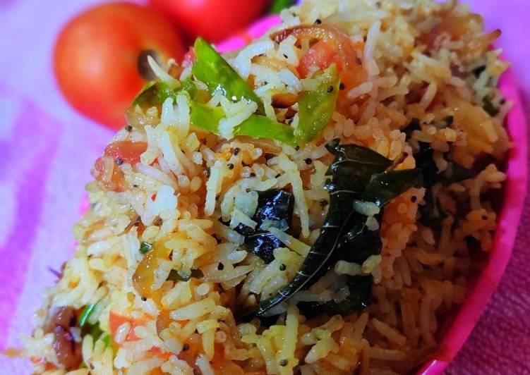 Andhra style veg fried rice