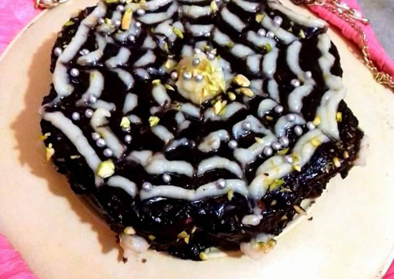 Moong dal chocolate cake