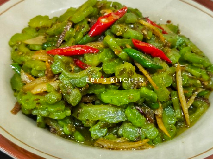 Resep Tumis Pare Pedas, Bikin Ngiler