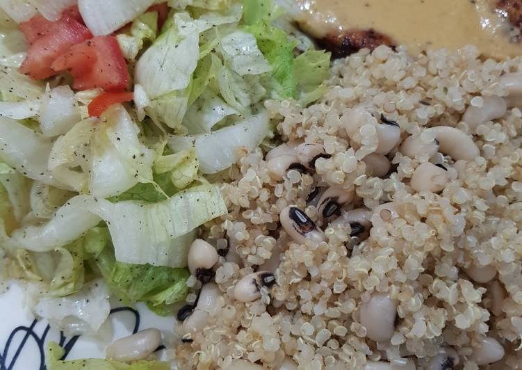 Cara Membuat Quinoa and chicken salad Sempurna