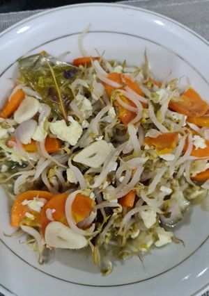 Foto resep Tumis toge wortel telor