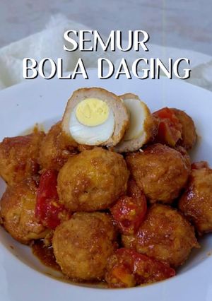 Foto resep Semur bola daging telur puyuh