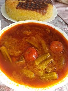 عکسی از دستور خورشت بامیه 😋