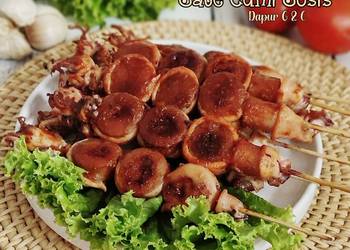 Cara Bikin Sate Cumi Sosis Ala Warteg