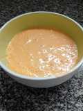 Salsa alioli con morrón