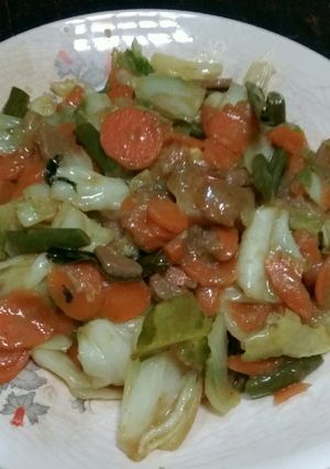Foto resep Capcay Bakso kering