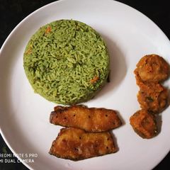 A picture of Green Rice.