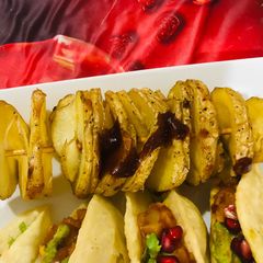 A picture of Spiral crunchy potatoes chips.
