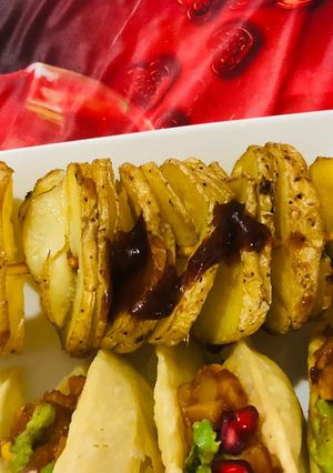 A picture of Spiral crunchy potatoes chips.