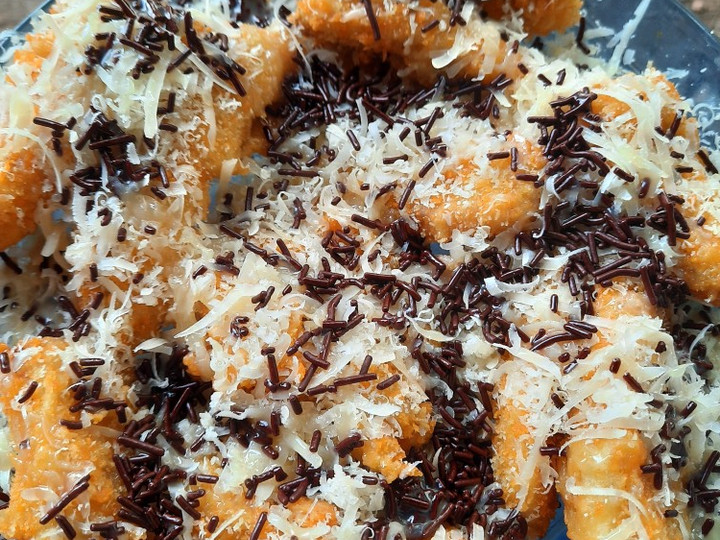  Resep bikin Pisang Goreng Crispy Sukeco (Susu keju coklat)🍌🧀🍫  gurih