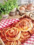 Ham & Cheese Bread Garlic Butter