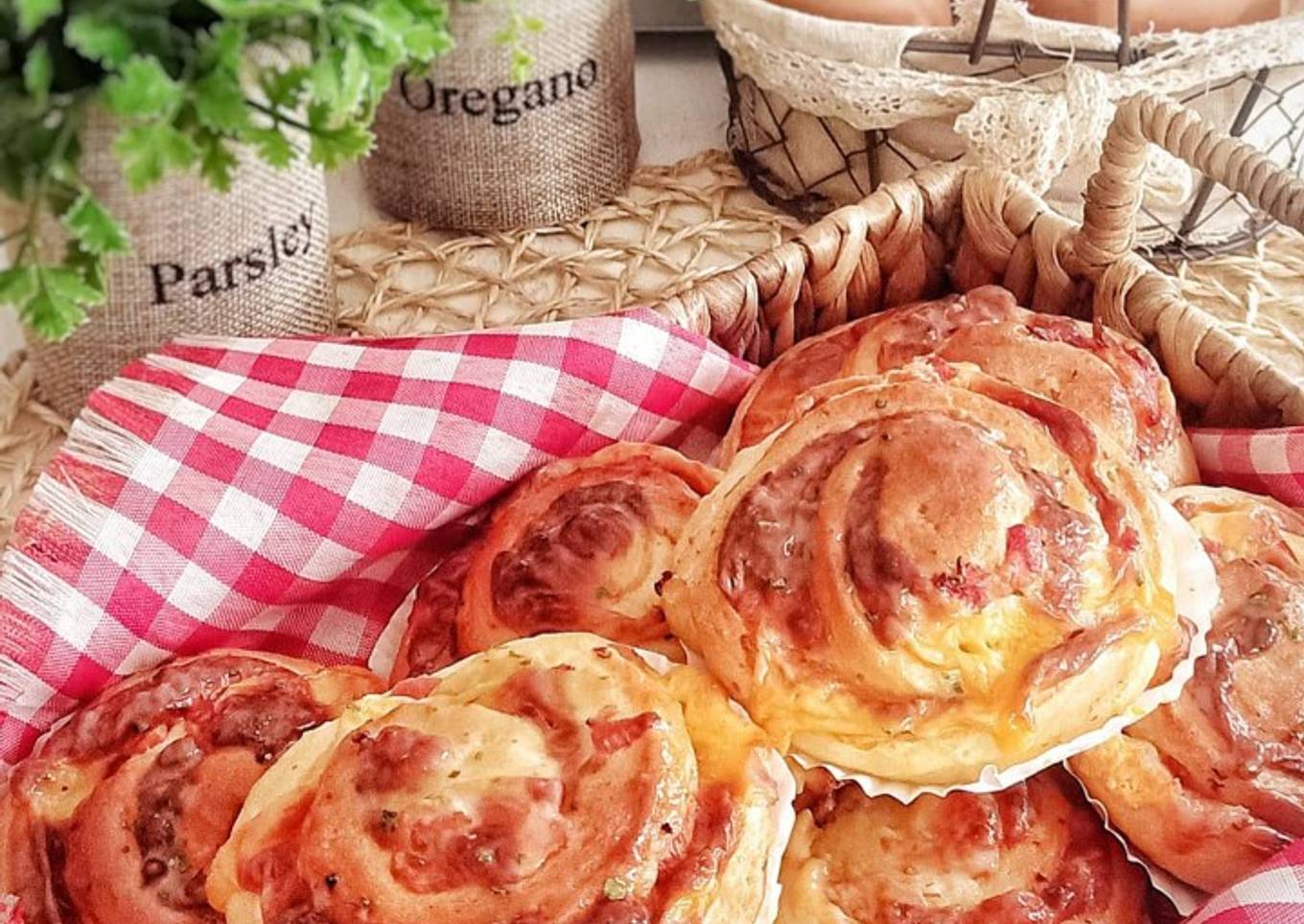 Ham & Cheese Bread Garlic Butter