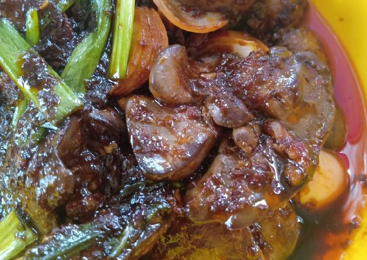 Resepi Hati Ayam Masak Kicap yang Murah