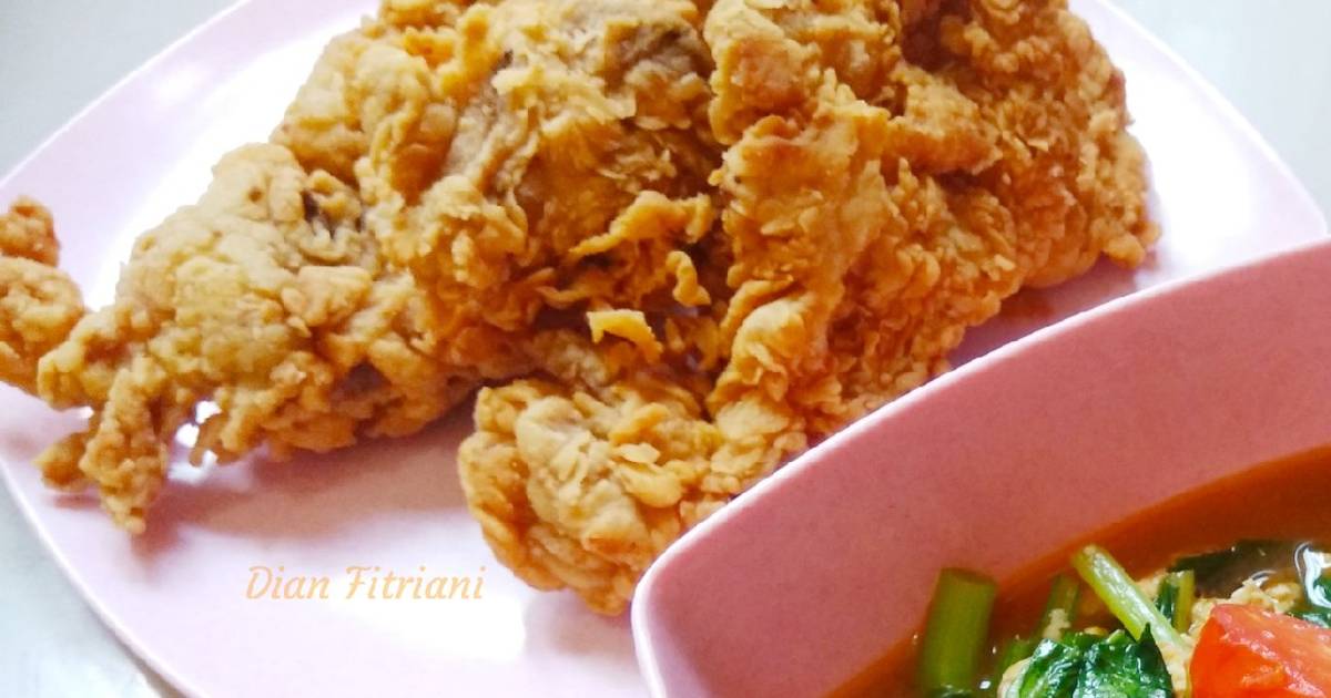 Resep Ayam Crispy Fried Chicken Oleh Dian Fitriani Cookpad