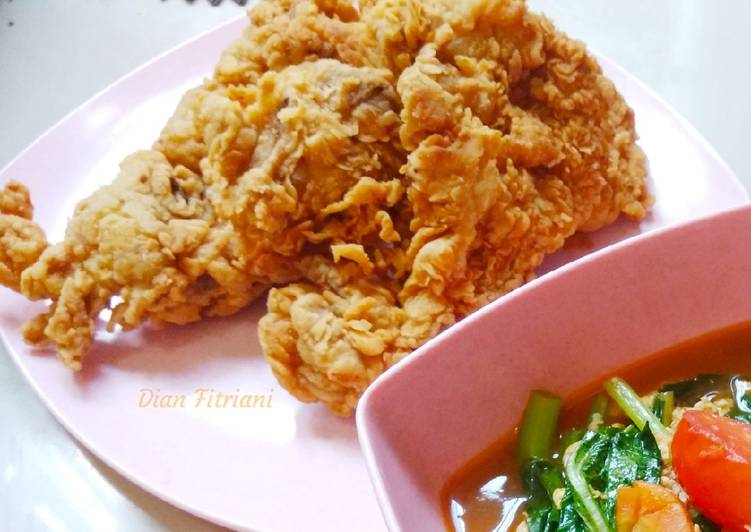 Resep Ayam Crispy (fried chicken) Anti Gagal