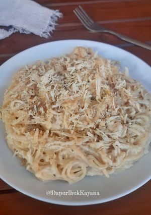 Foto resep 1159. Garlic Chicken Spaghetti