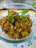 Spicy Cauliflower Stems and Carrot Stir-Fry