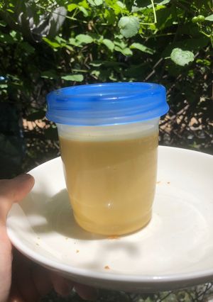 Hình của món Sữa điều bí đỏ.