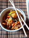 Ramen con i gamberetti