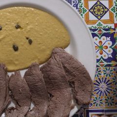 A picture of Vitello Tonnato.