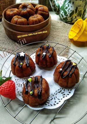 Foto resep Bolu sakura tanpa telur tanpa mixer