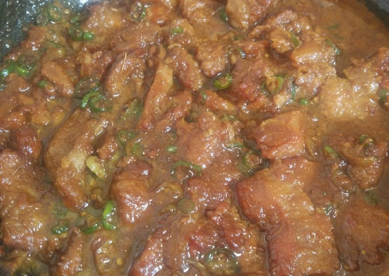 Sate kambing tanpa tusuk