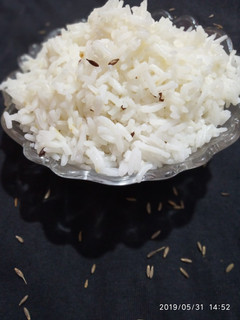 A picture of Cumin rice.