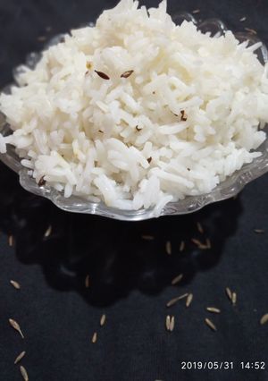 A picture of Cumin rice.