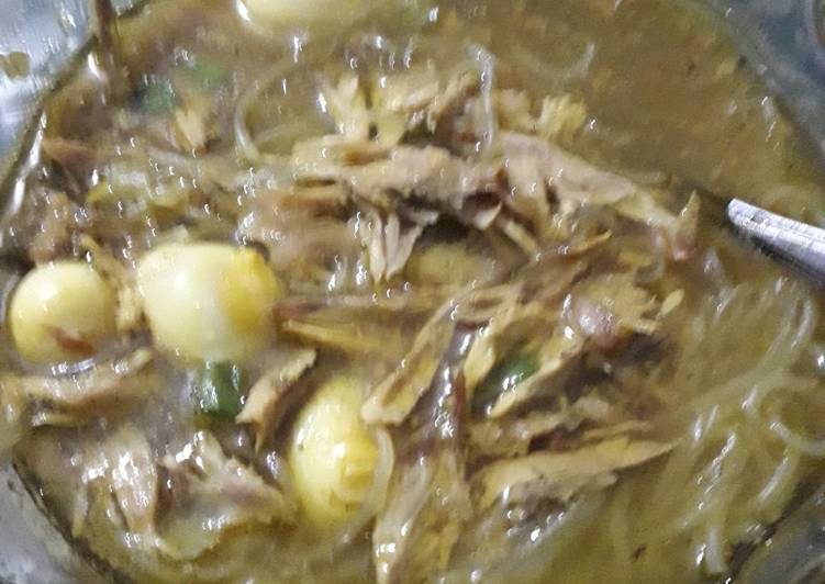 Soto ayam sederhana