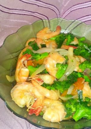 Foto resep Tumis udang brokoli ala #DapoerVirgie