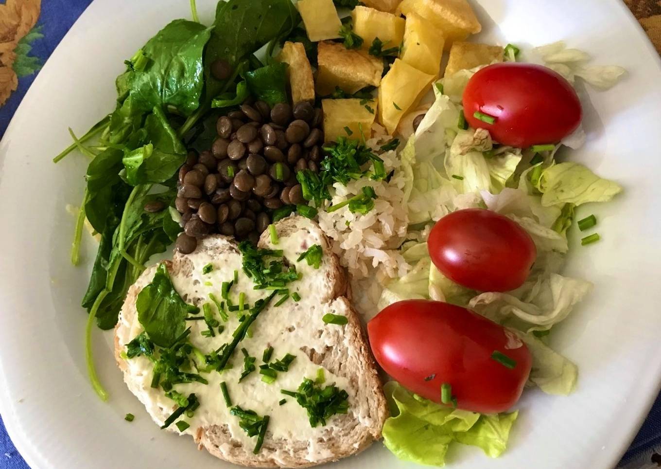 Almuerzo fitness & vegan