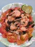 Salad udang rebus