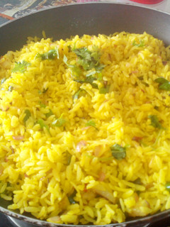 A picture of Kanda batata Poha.