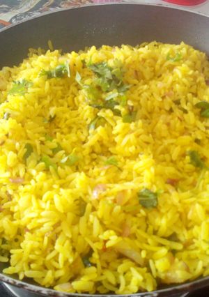 A picture of Kanda batata Poha.