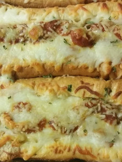 A picture of Homemade meatball subs.