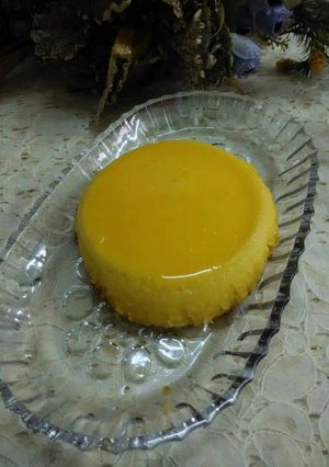 Hình của món Quindins flan dừa Brazil.