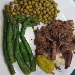 A picture of Crock Pot Mississippi Pot Roast.