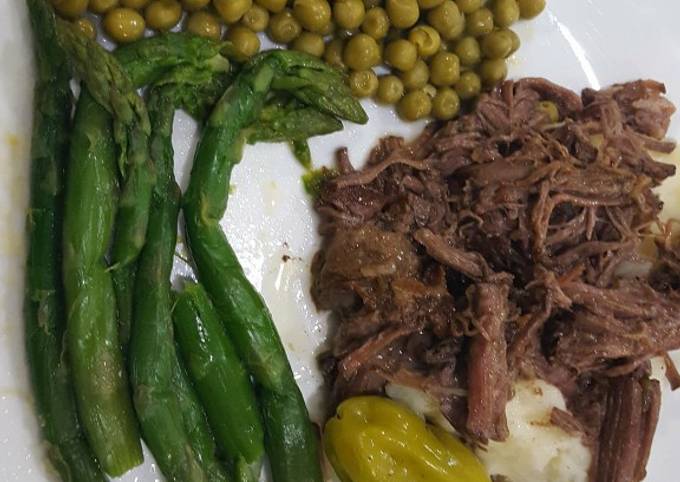 Steps to Prepare Speedy Crock Pot Mississippi Pot Roast