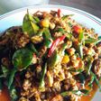 Tumis kerang pedas