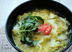 Foto resep នំបញ្ចុក Num Banh Chok / Cambodian Noodles
