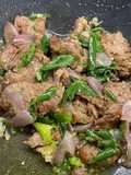 Daging batokok cabe hijau