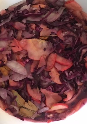 A picture of California Farm Red Cabbage Sauerkraut.
