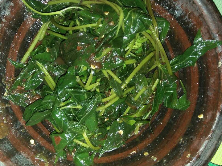 Resep Kulup daun tela sambal terasi asli madura yang Sempurna