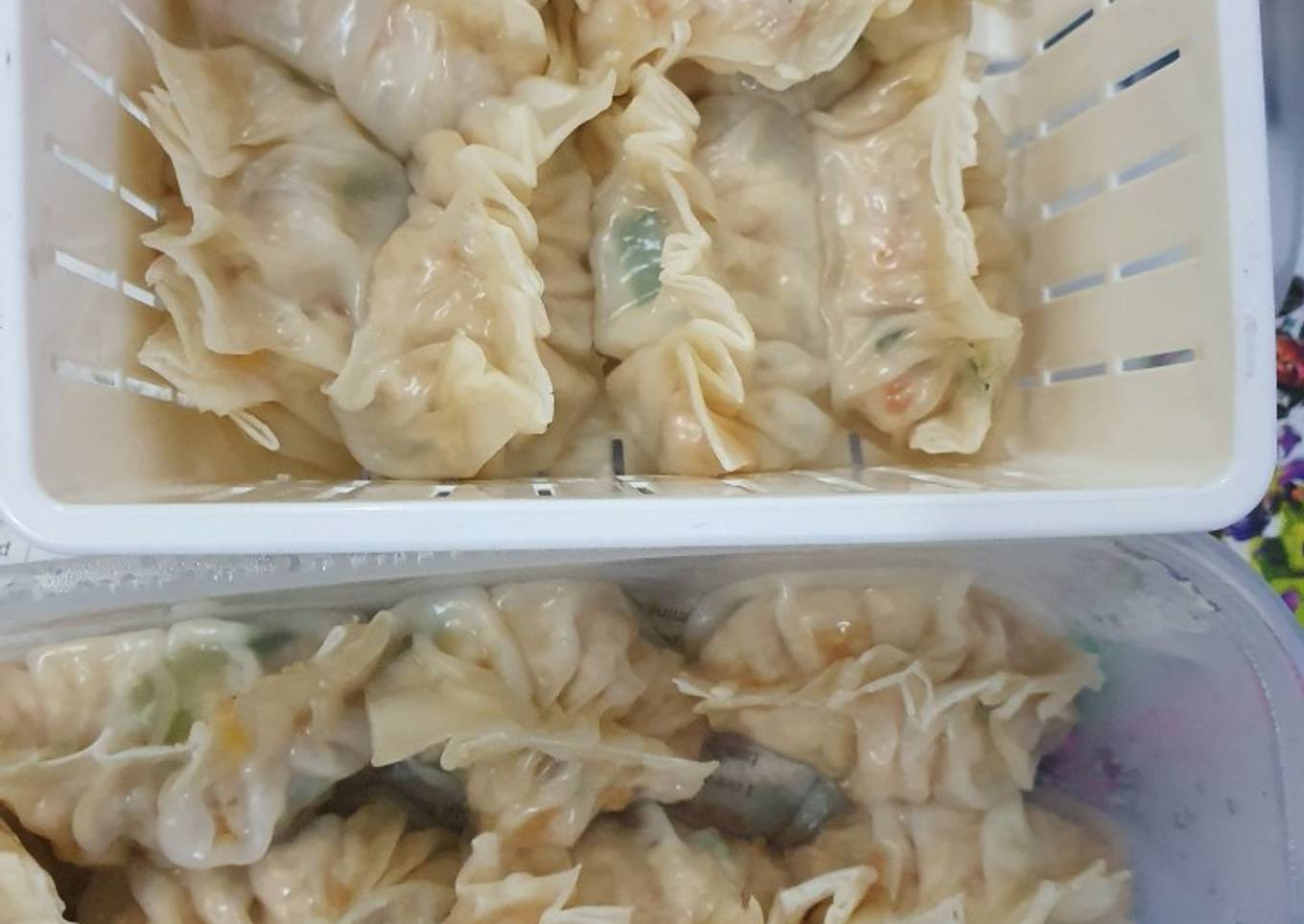 Mandu tahu ayam